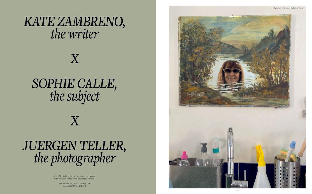 Cultured Magazine | Sophie CALLE