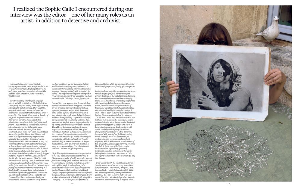 Cultured Magazine | Sophie CALLE