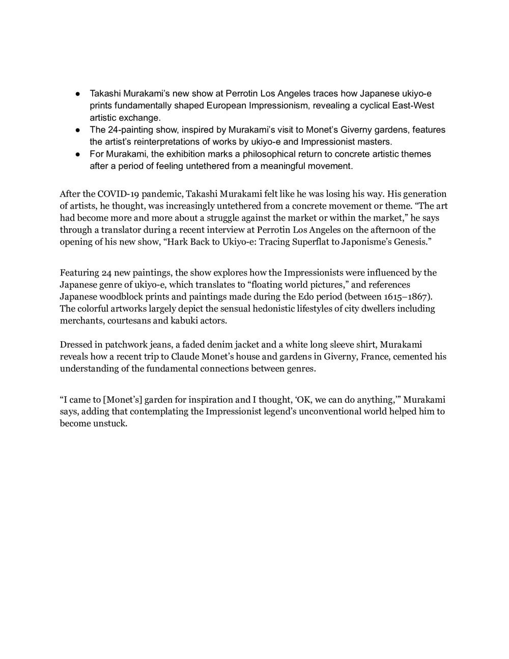 LA Times | Takashi MURAKAMI