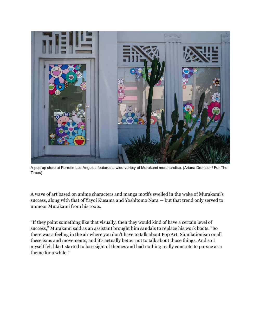 LA Times | Takashi MURAKAMI