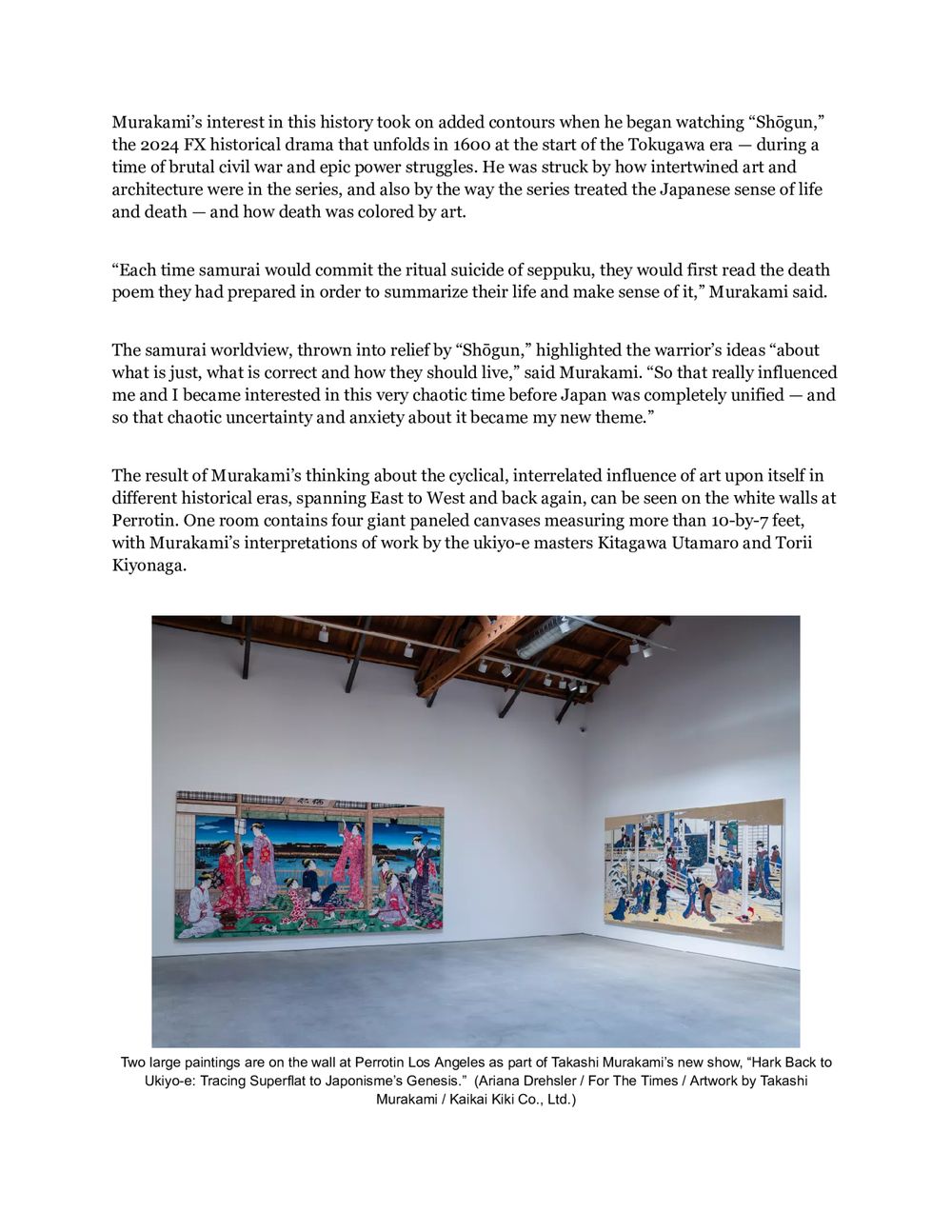 LA Times | Takashi MURAKAMI