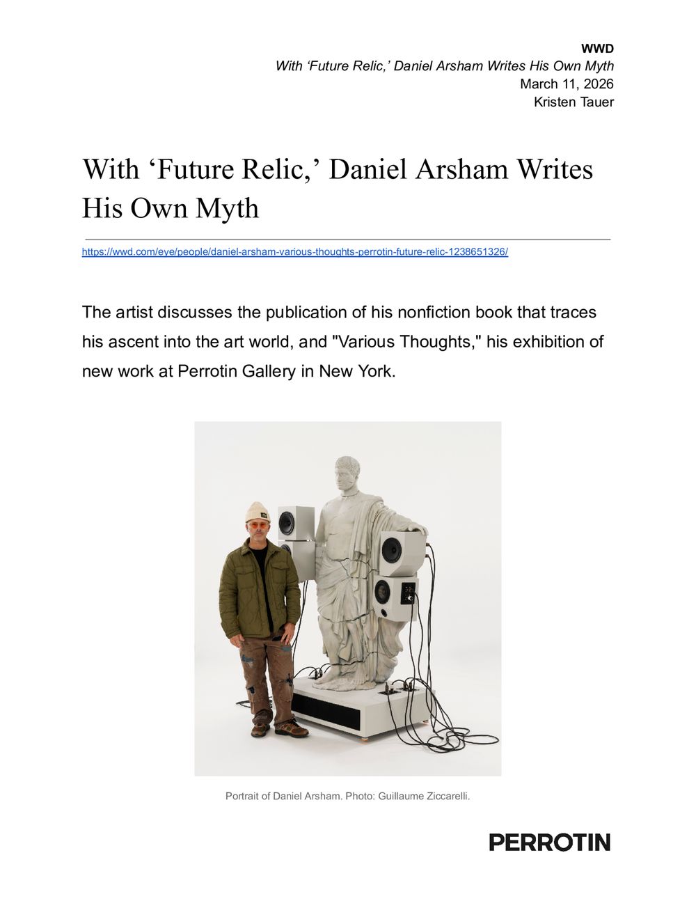 WWD USA | 丹尼爾&middot;阿爾軒