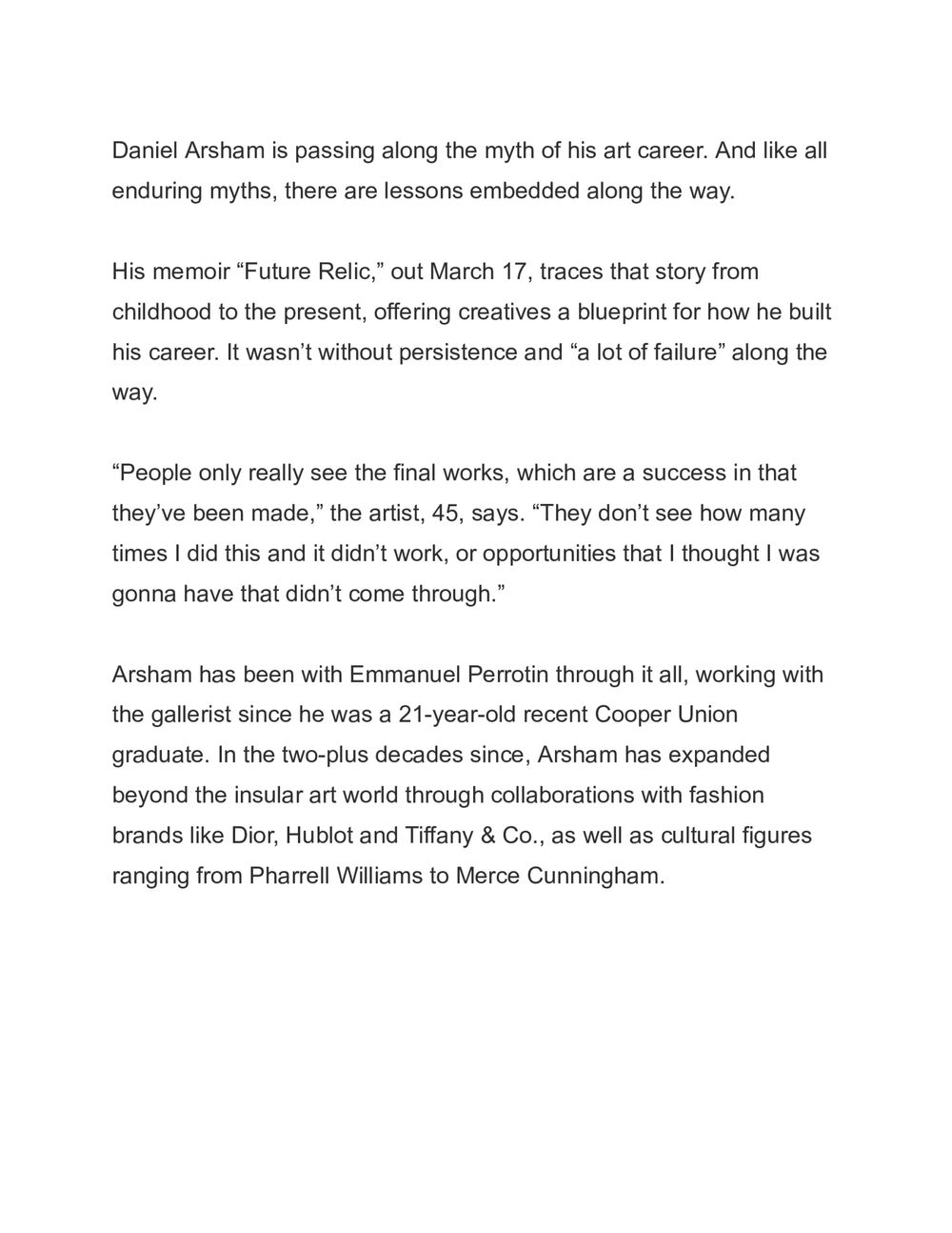 WWD USA | 丹尼爾&middot;阿爾軒