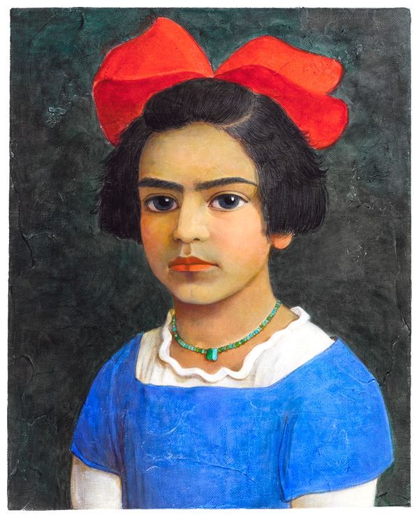 CHEN Ke — Young Frida Wearing a Red Bow
