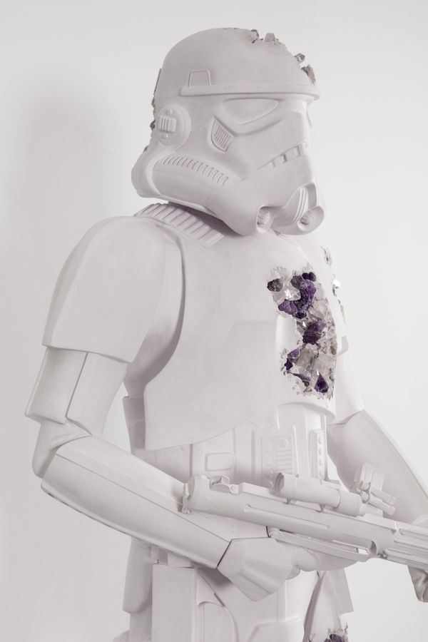 Daniel ARSHAM — Stormtrooper: Amethyst Crystallized Figure