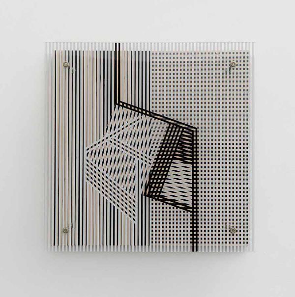 Jesús Rafael SOTO — Untitled (Pour Maguy et Moamer)