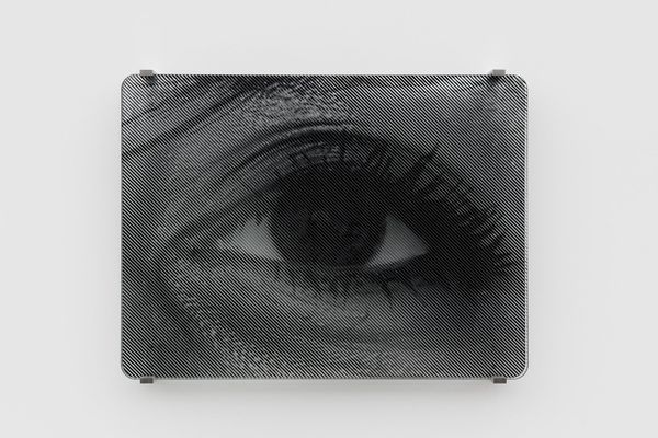 JR — Inside Out, Mexico - USA, eyes perspective #1, glass panels