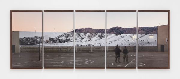 JR — Tehachapi, Mountain, Pentaptych, U.S.A.