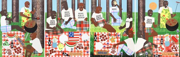 Nina Chanel Abney — Breaking Bread