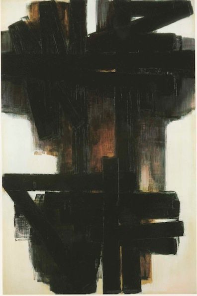 Pierre SOULAGES — Peinture 195 x 130 cm, TBC 1955