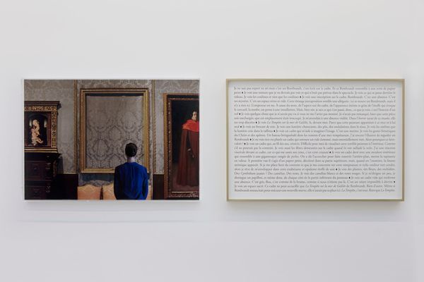 Sophie CALLE — What do you see? The Storm on the Sea of Galilee. Rembrandt