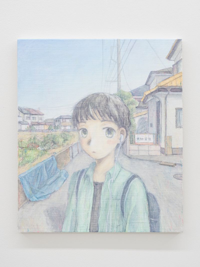 emi_kuraya_Earphone in One Ear_