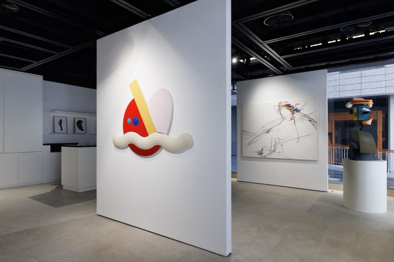 Sound of Water Group Show Exhibition views, Perrotin Art Gallery, 2025, Dubai, United Arab Emirates