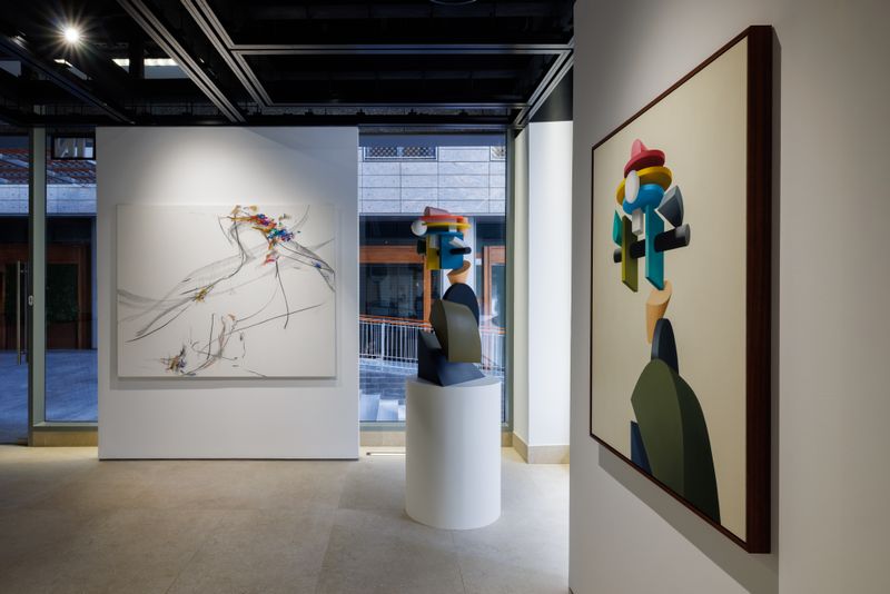 Sound of Water Group Show Exhibition views, Perrotin Art Gallery, 2025, Dubai, United Arab Emirates