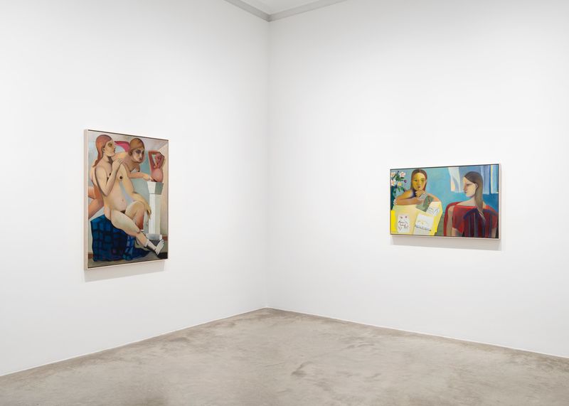 danielle_orchard_View of the exhibition "Borrowed Chord" Perrotin, Paris (France)_