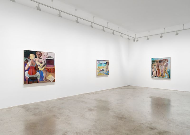 danielle_orchard_View of the exhibition "Borrowed Chord" Perrotin, Paris (France)_