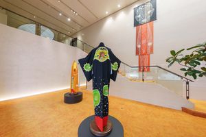 View of the exhibition "Izumi Kato &times; CHISO : Painting in Kimono" CHISO, Kyoto (Japan), 2025 | Izumi KATO