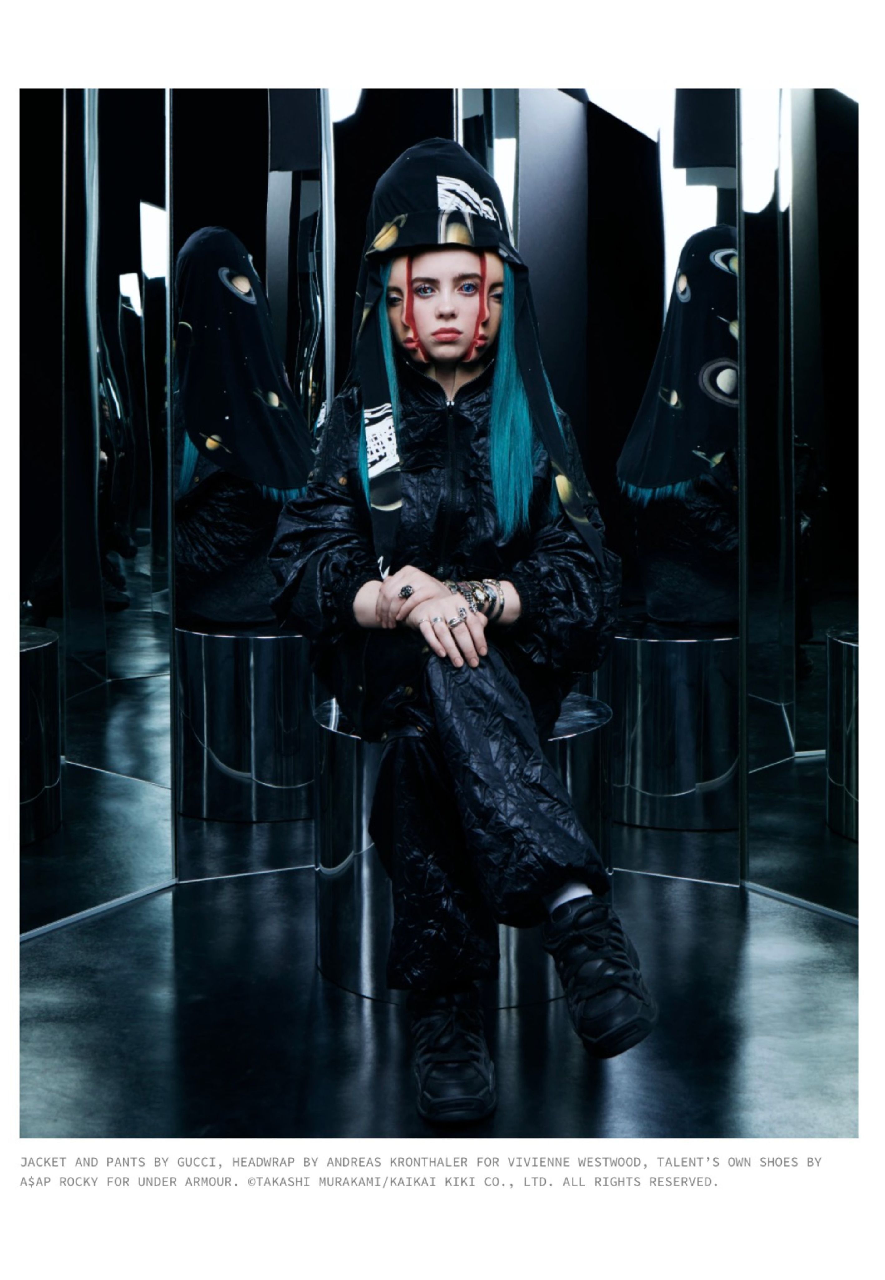 Billie Eilish by Takashi Murakami Covers GARAGE Magazine - Perrotin