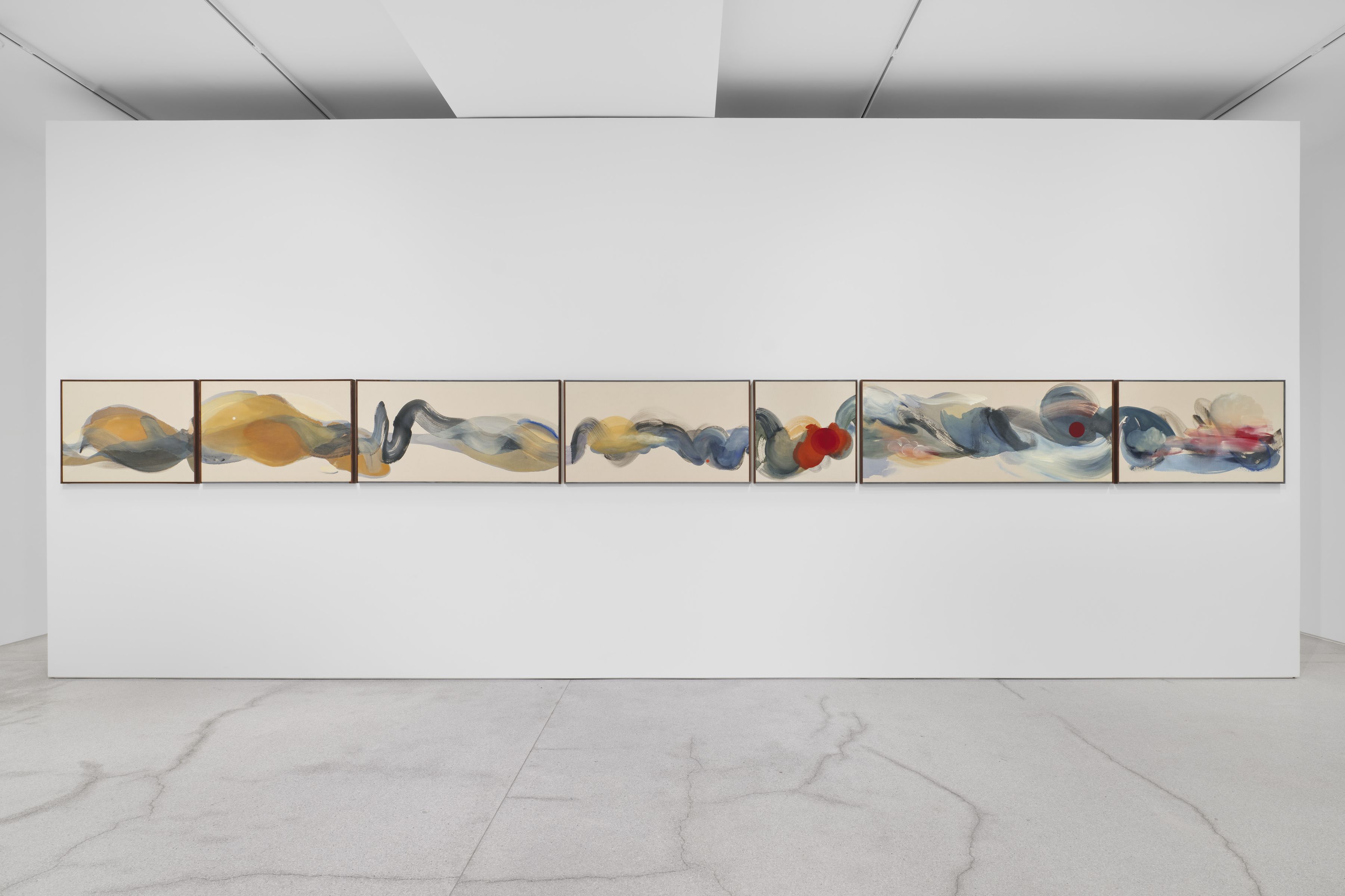 View of Sigrid Sandström’s exhibition ‘Squall’ at Perrotin London, 2026. Photo: Eva Herzog. Courtesy of the artist and Perrotin. 